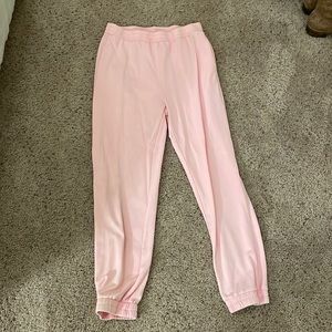 Pink joggers